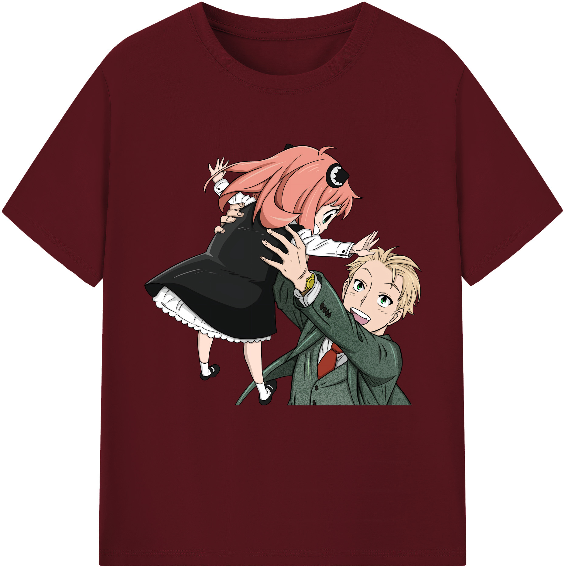 （画像用） SPY×FAMILY间谍家家酒 綿100％半袖Tシャツ（フロントプリント）